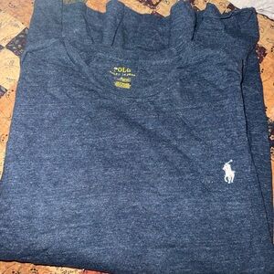 Polo by Ralph Lauren Men's Heather Blue Polo Shirt